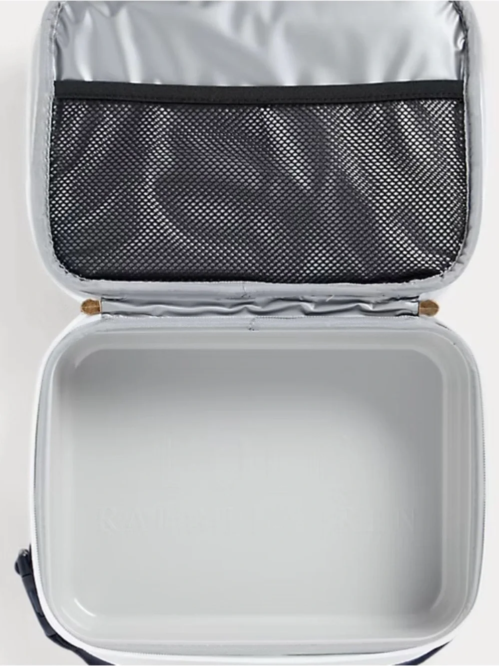 Polo Ralph Lauren White Canvas Polo Pony Lunch Tote